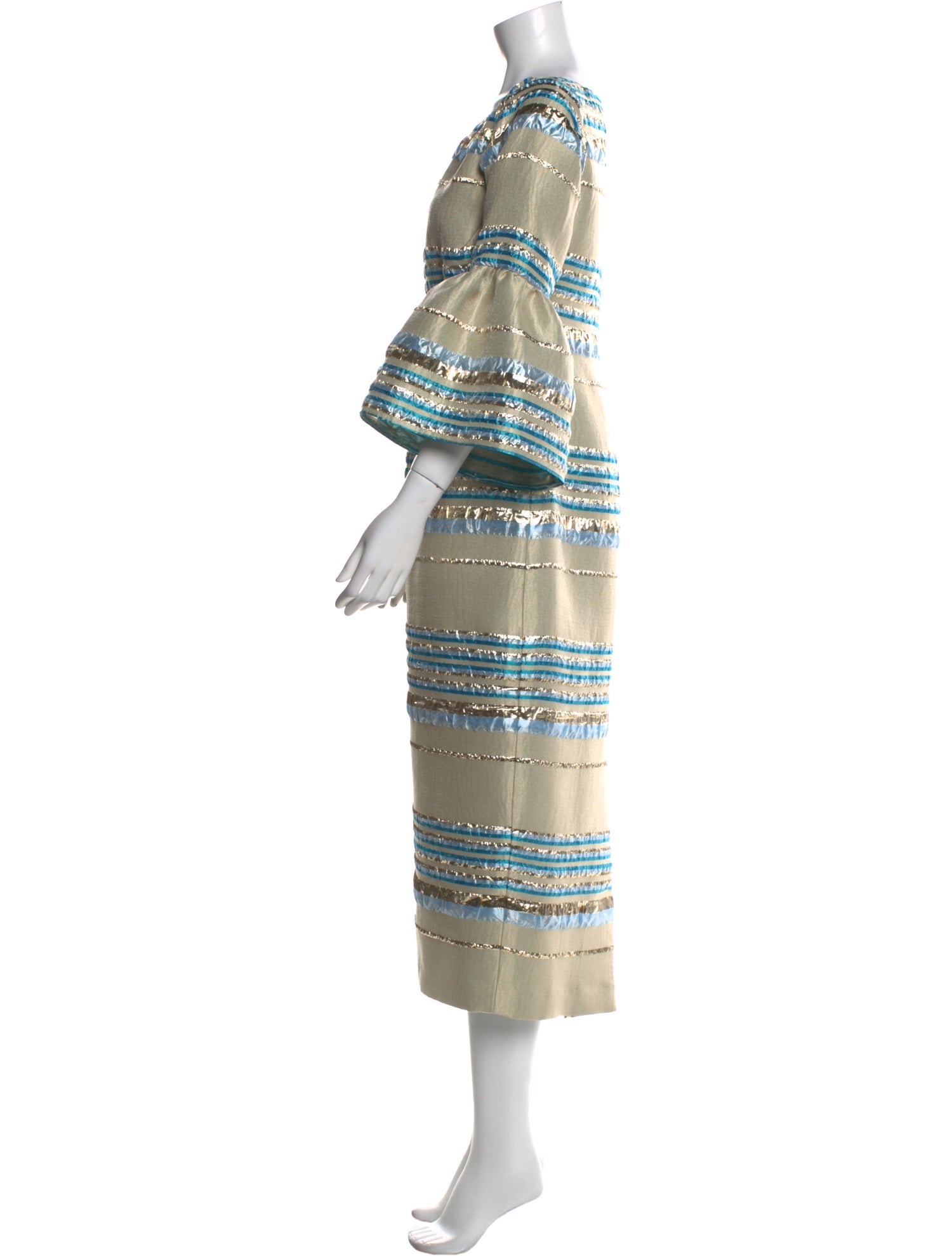 Bambah Striped Long Dress