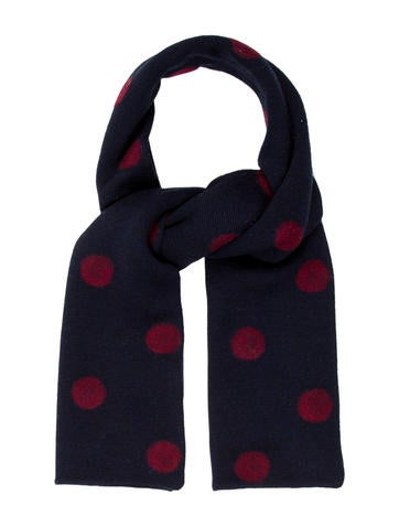 Band of Outsiders Wool Polka Dot Scarf