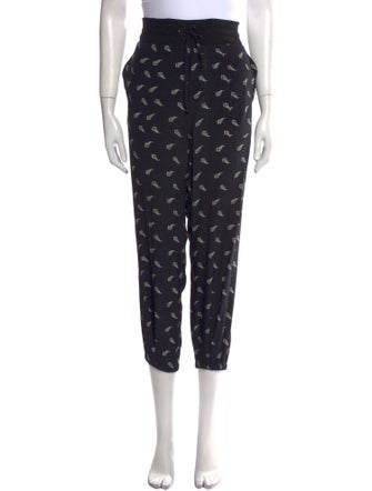 Band of Outsiders Silk Printed Pajama Bottoms