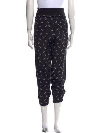 Band of Outsiders Silk Printed Pajama Bottoms