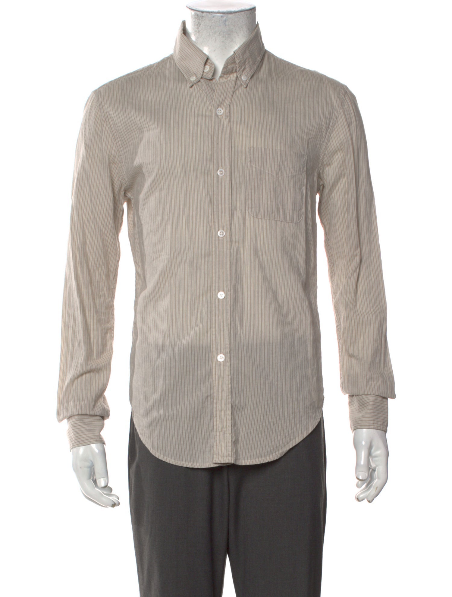 Band of Outsiders Striped Long Sleeve Shirt