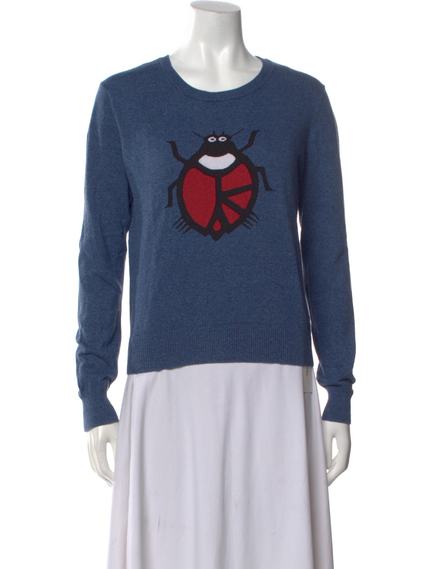 Band of Outsiders Graphic Print Crew Neck Sweatshirt