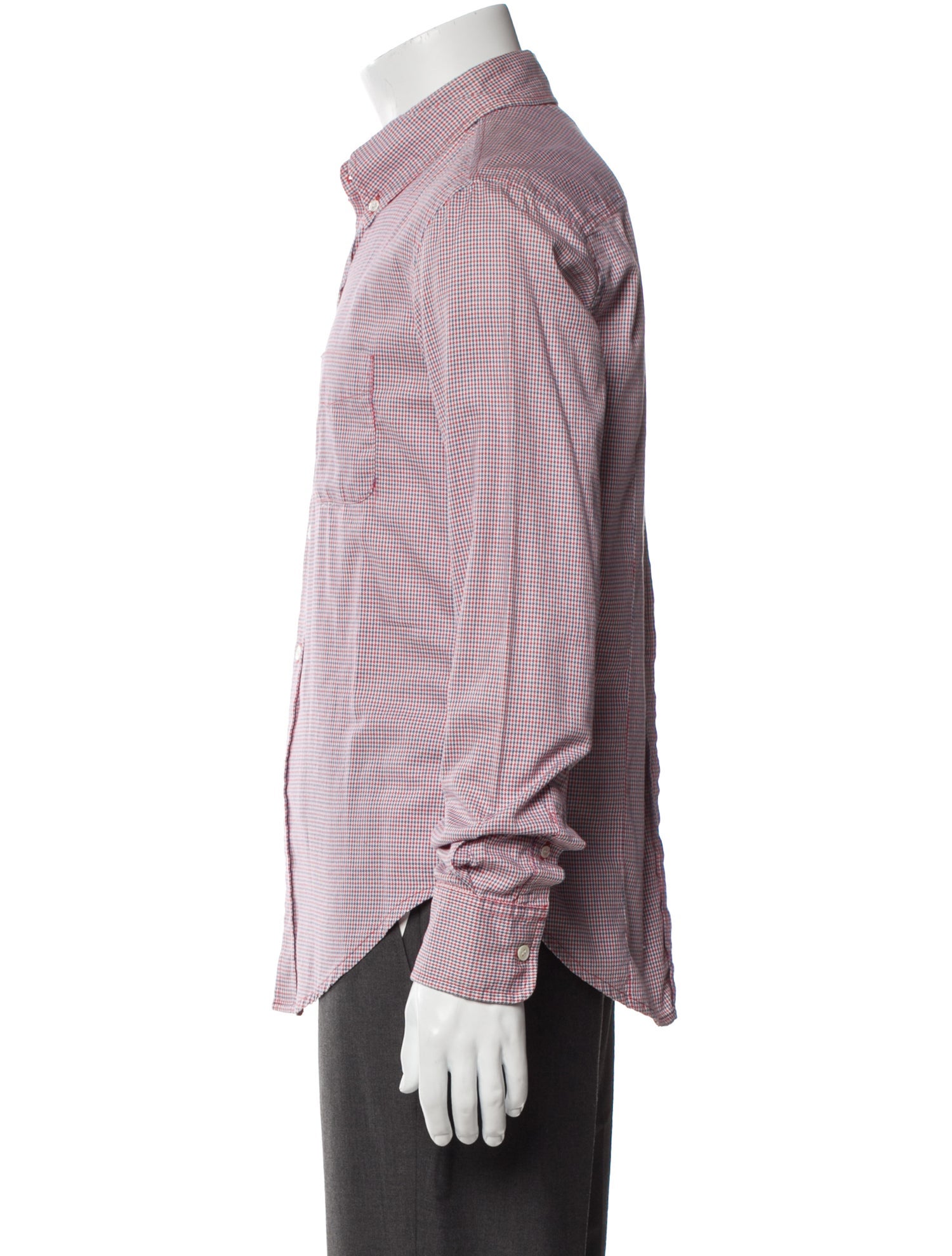 Band of Outsiders Printed Long Sleeve Shirt