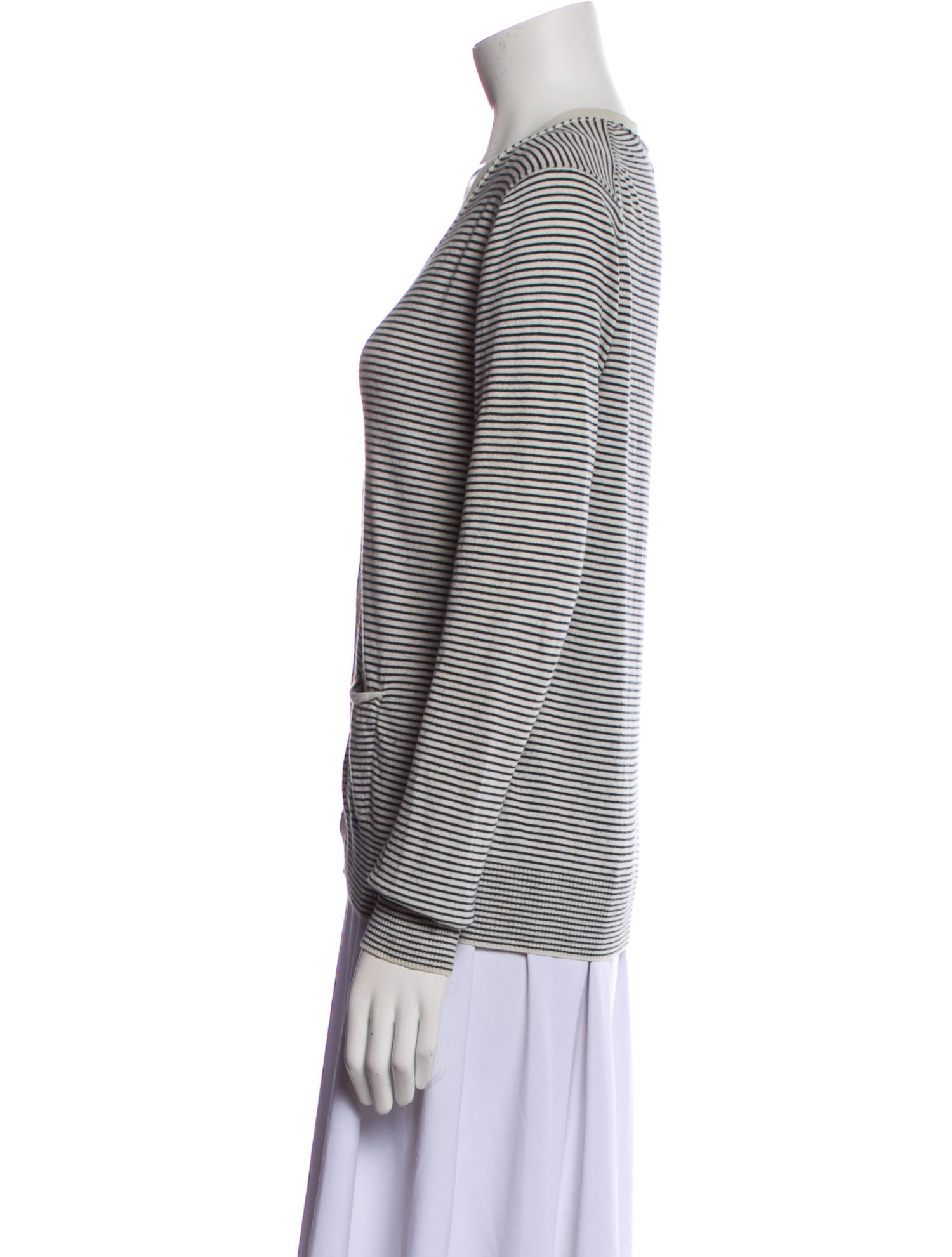 Band of Outsiders Striped V-Neck Sweater