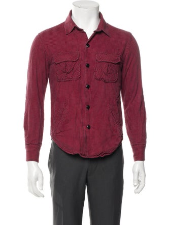 Band of Outsiders Plaid Print Trucker Jacket