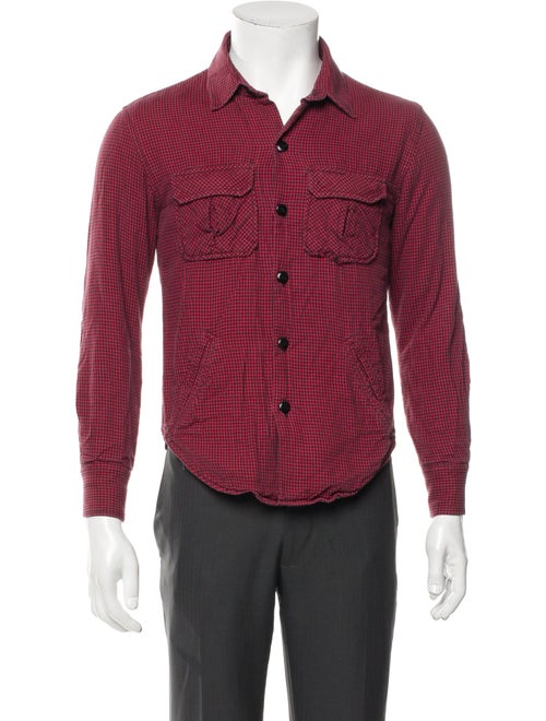 Band of Outsiders Plaid Print Trucker Jacket