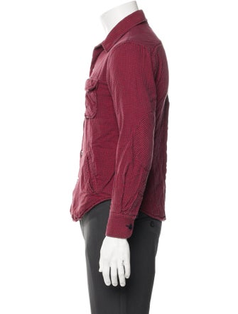 Band of Outsiders Plaid Print Trucker Jacket