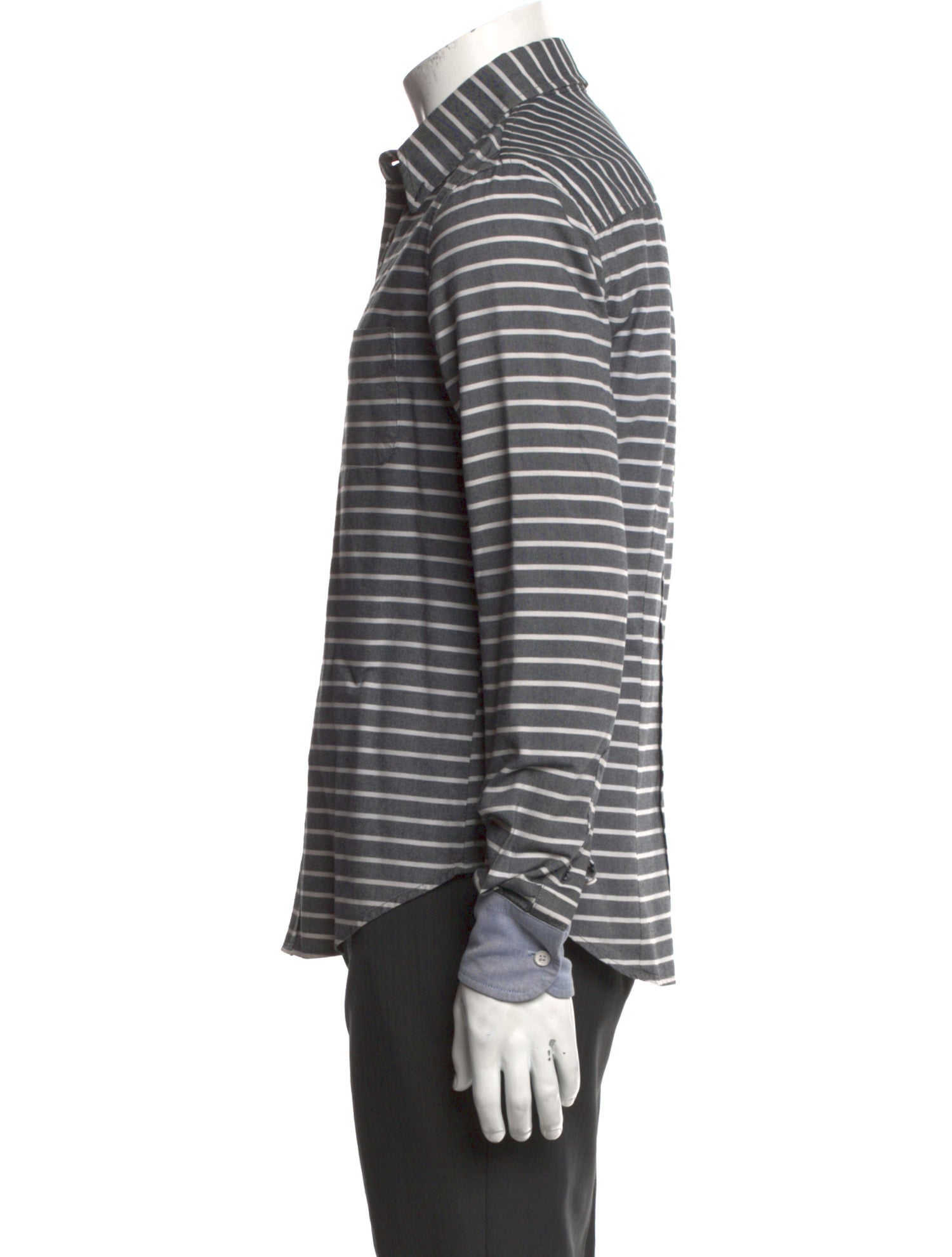 Band of Outsiders Striped Long Sleeve Shirt