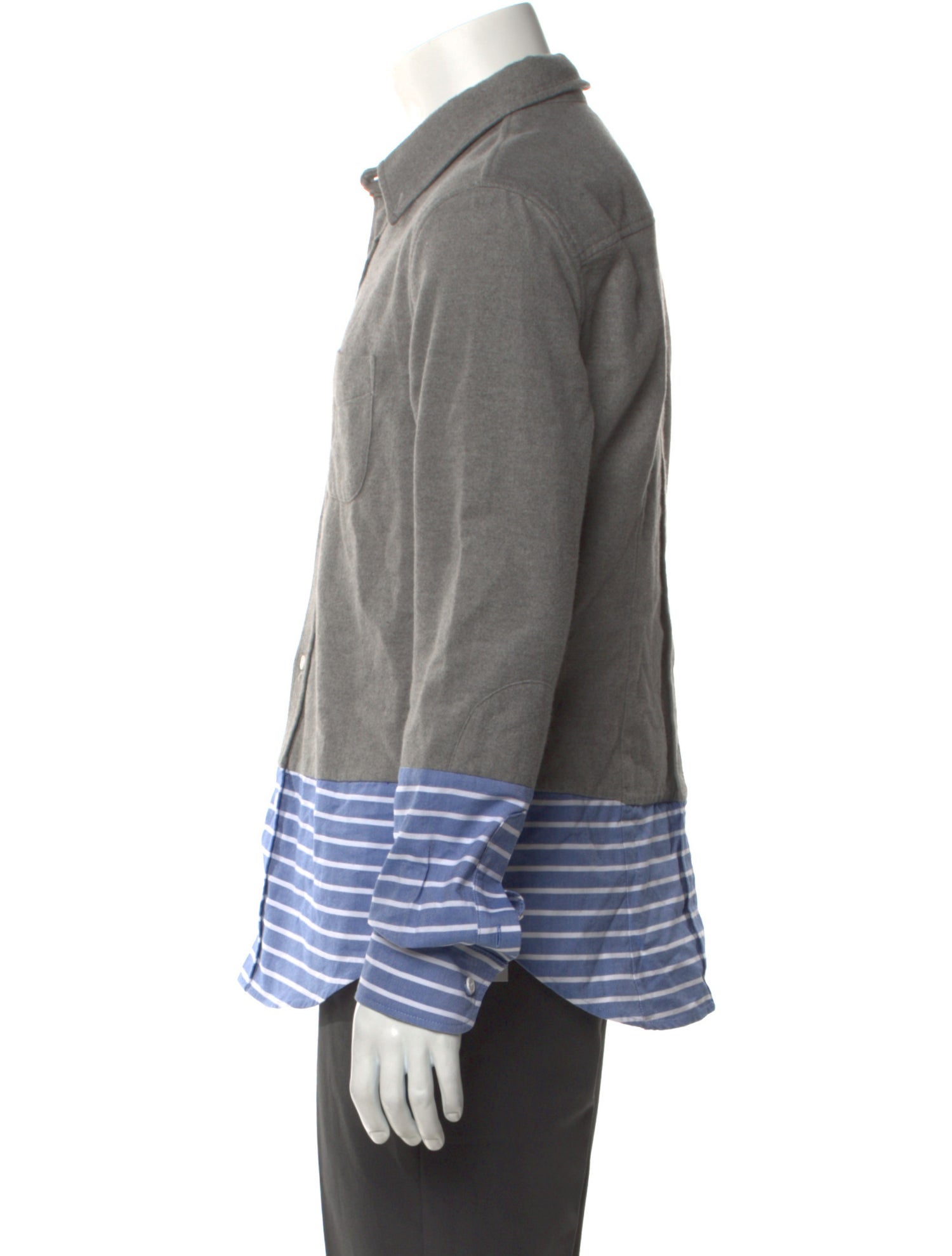 Band of Outsiders Striped Long Sleeve Shirt