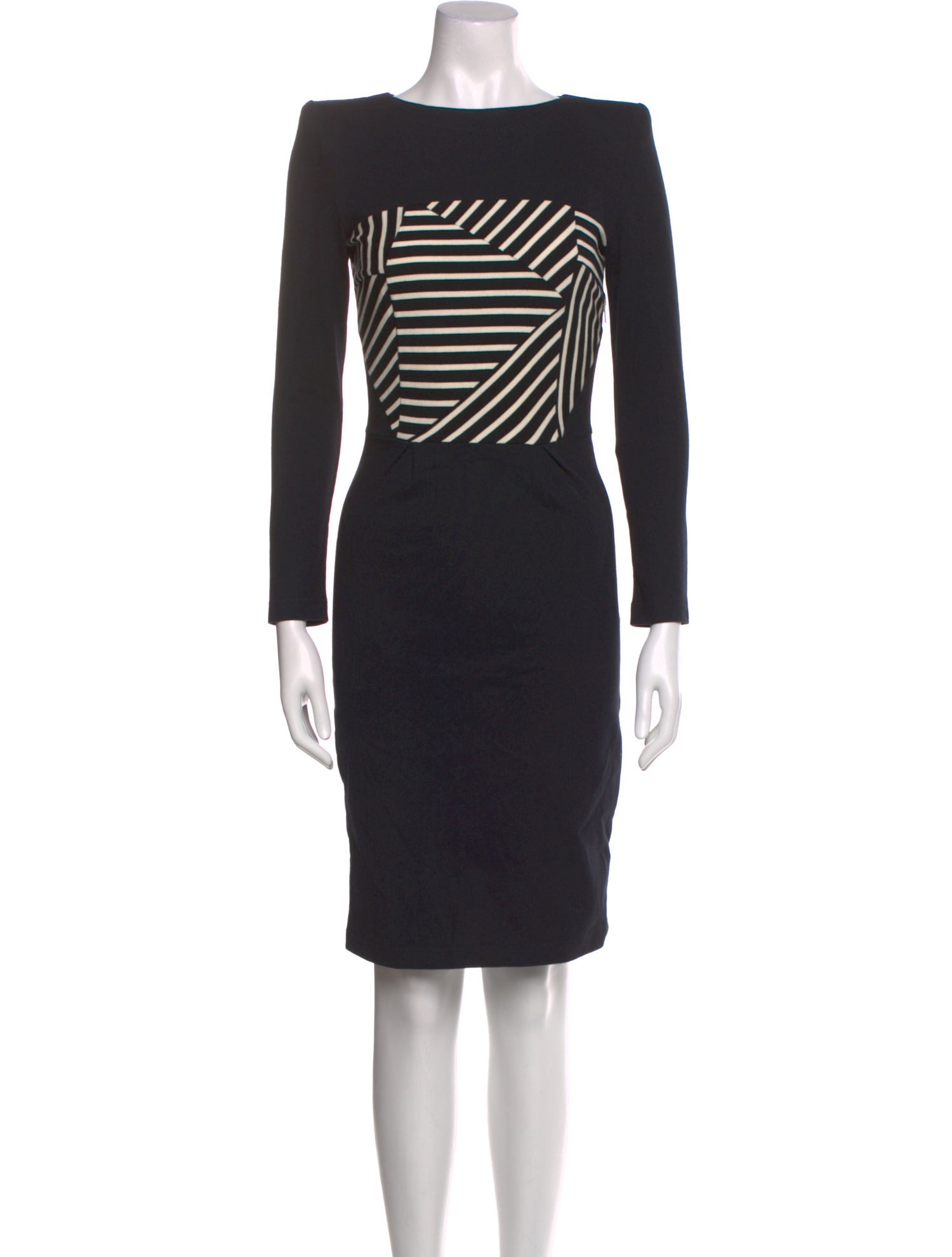 Band of Outsiders Printed Knee-Length Dress