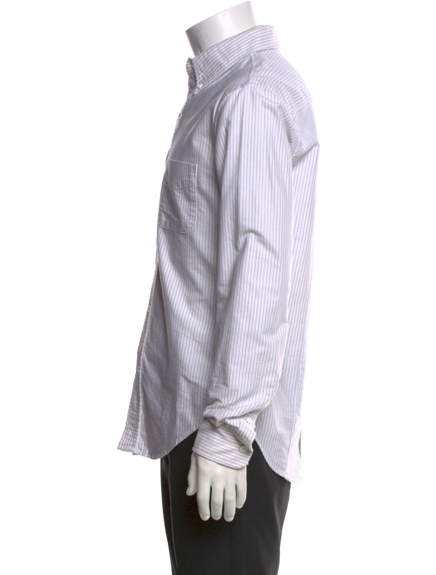 Band of Outsiders Striped Long Sleeve Shirt