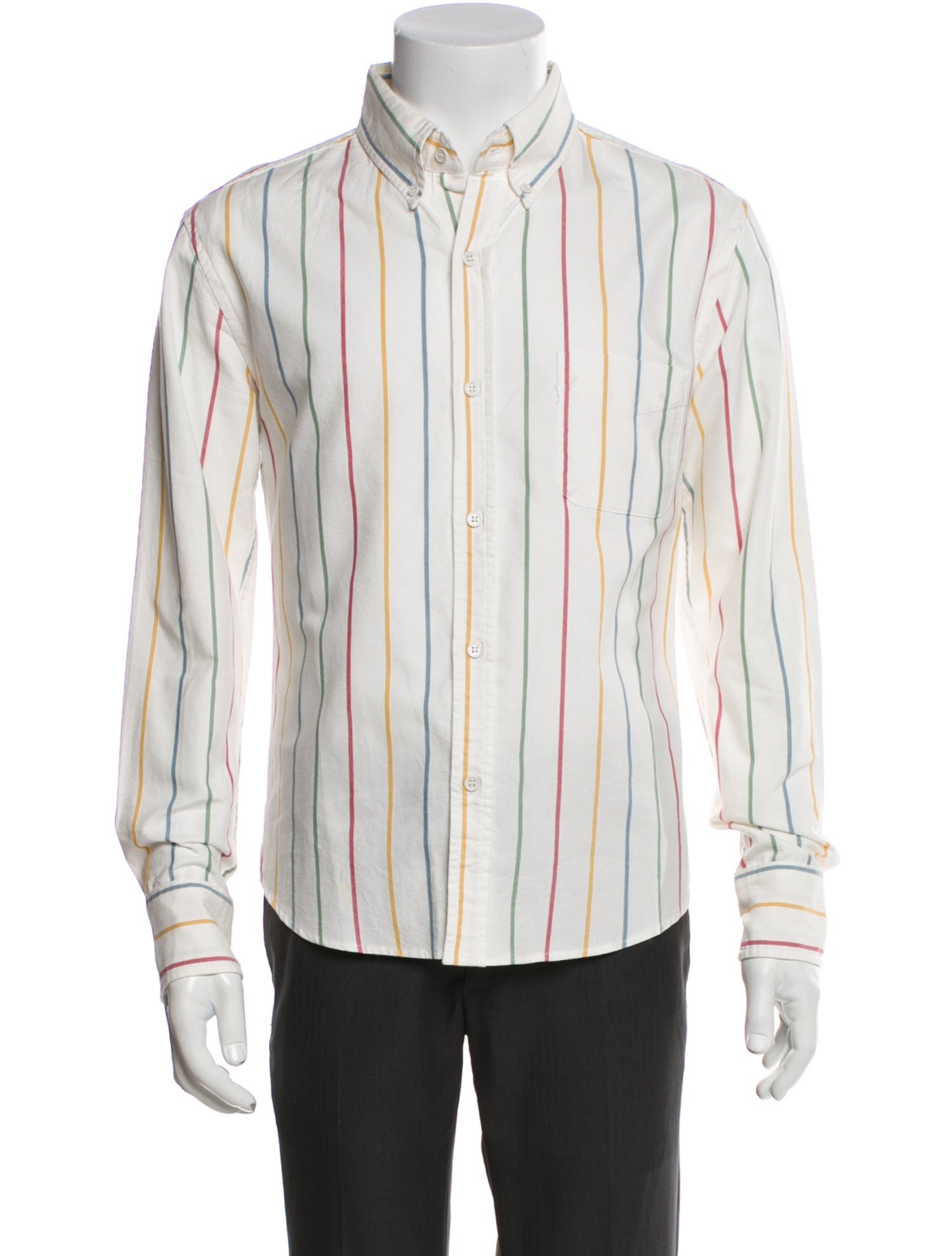 Band of Outsiders Striped Long Sleeve Shirt