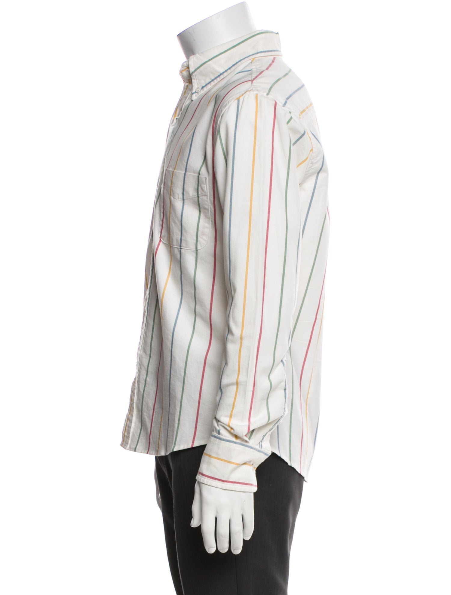 Band of Outsiders Striped Long Sleeve Shirt