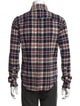 Band of Outsiders Plaid Print Long Sleeve Shirt