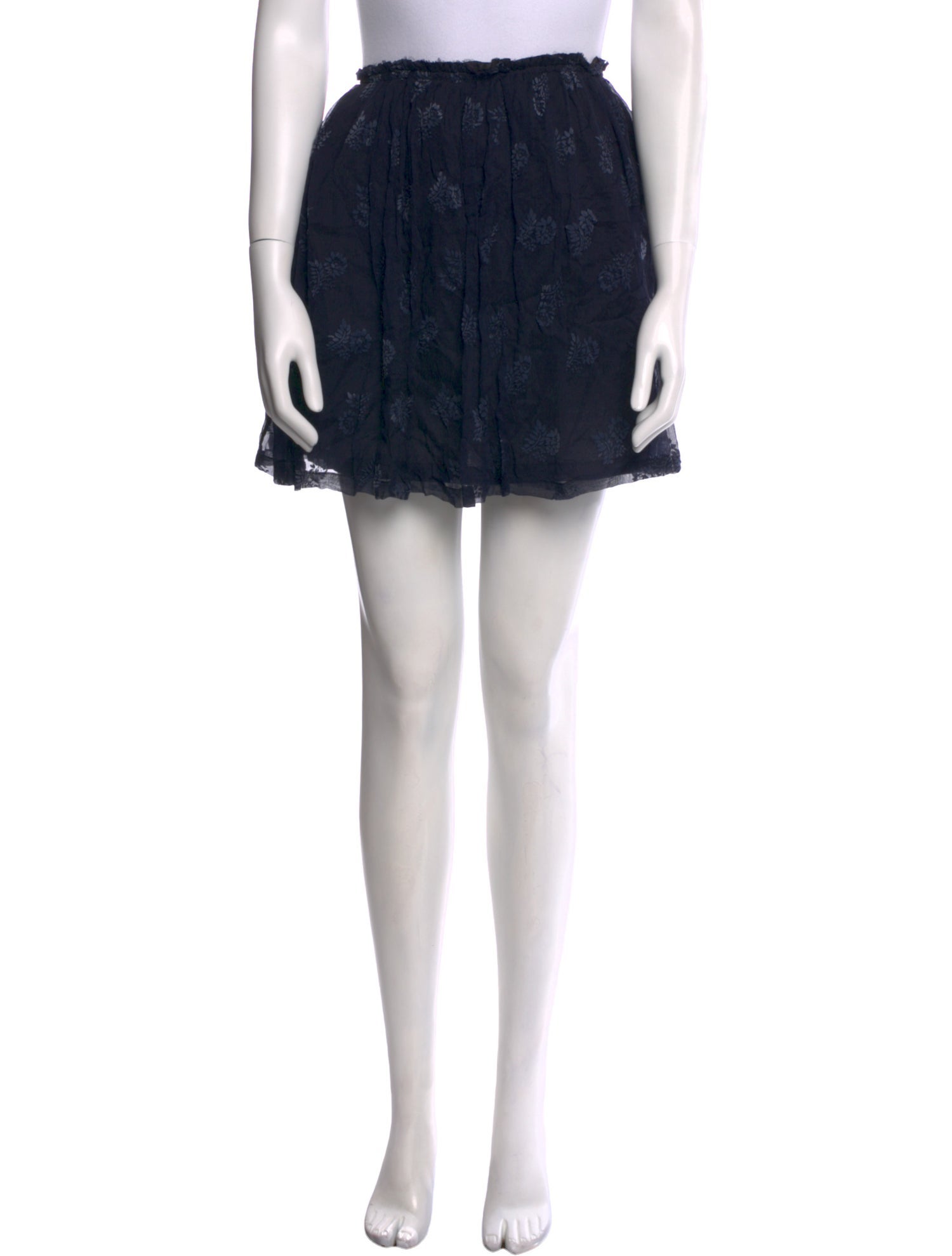 Band of Outsiders Silk Mini Skirt