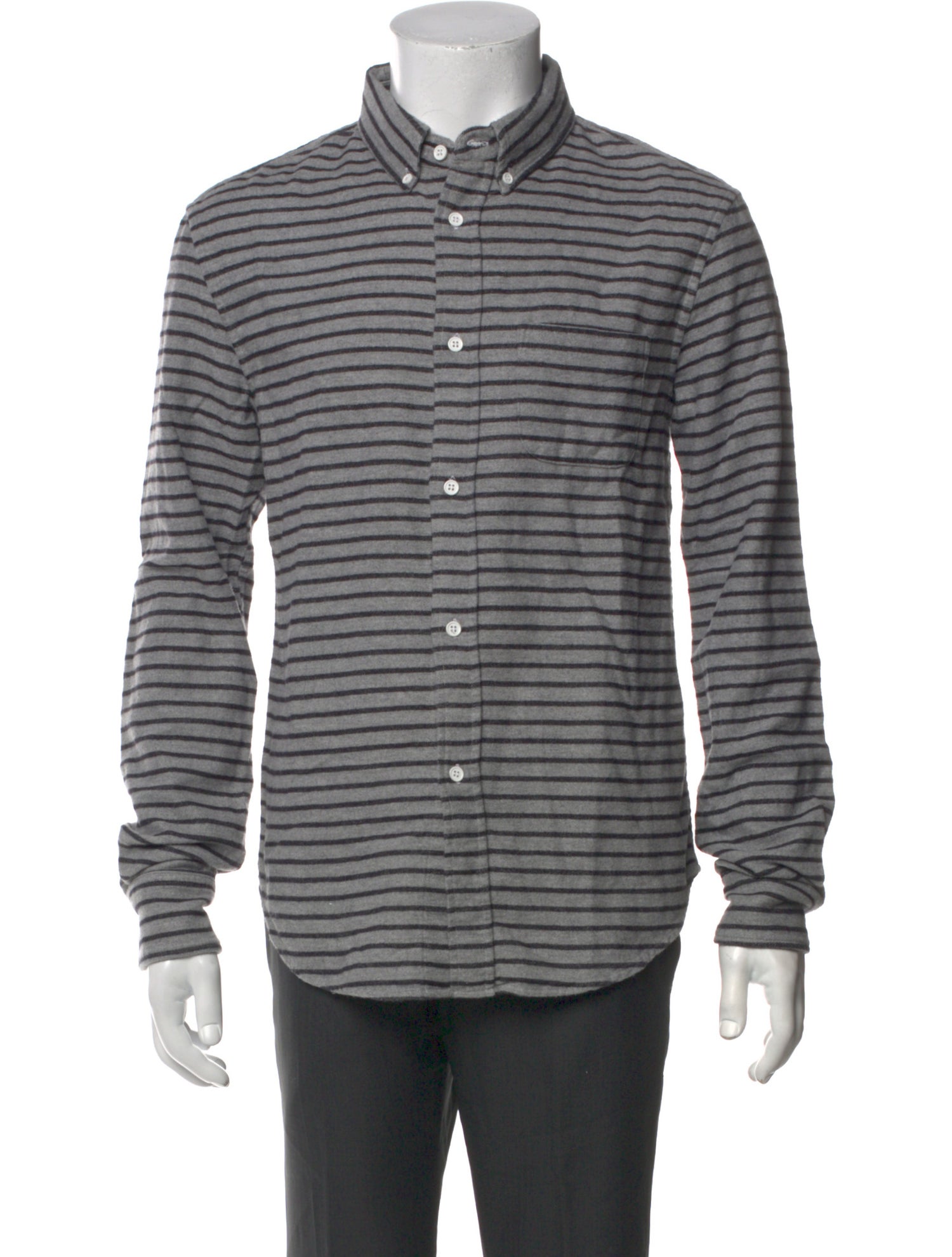 Band of Outsiders Striped Long Sleeve Shirt