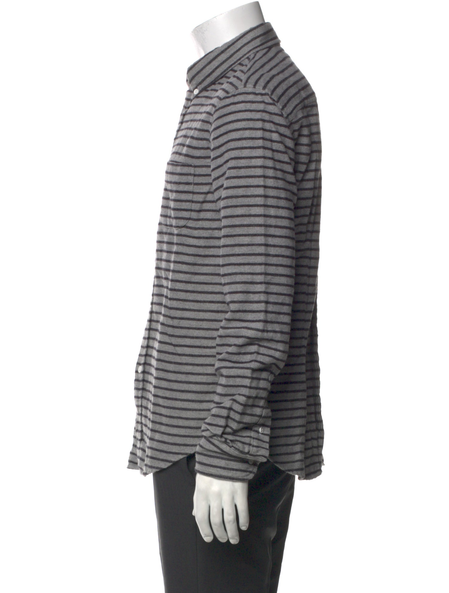 Band of Outsiders Striped Long Sleeve Shirt