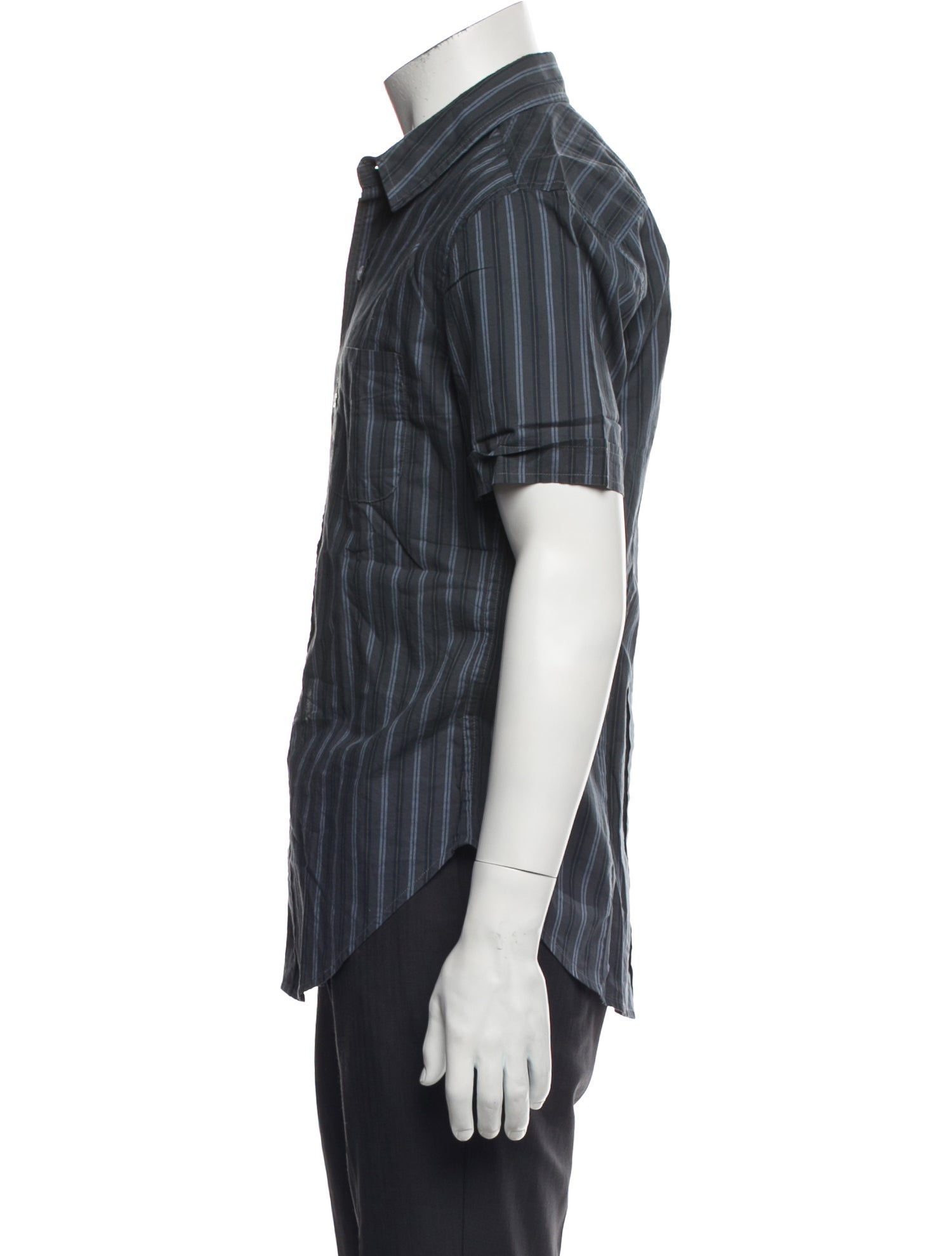 Band of Outsiders Striped Short Sleeve Shirt