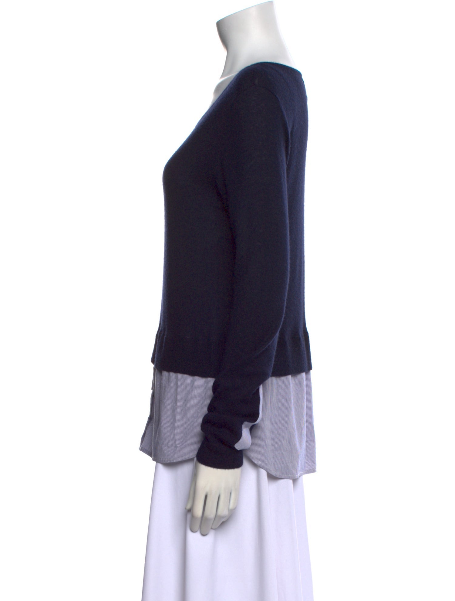 Band of Outsiders Silk Scoop Neck Sweater