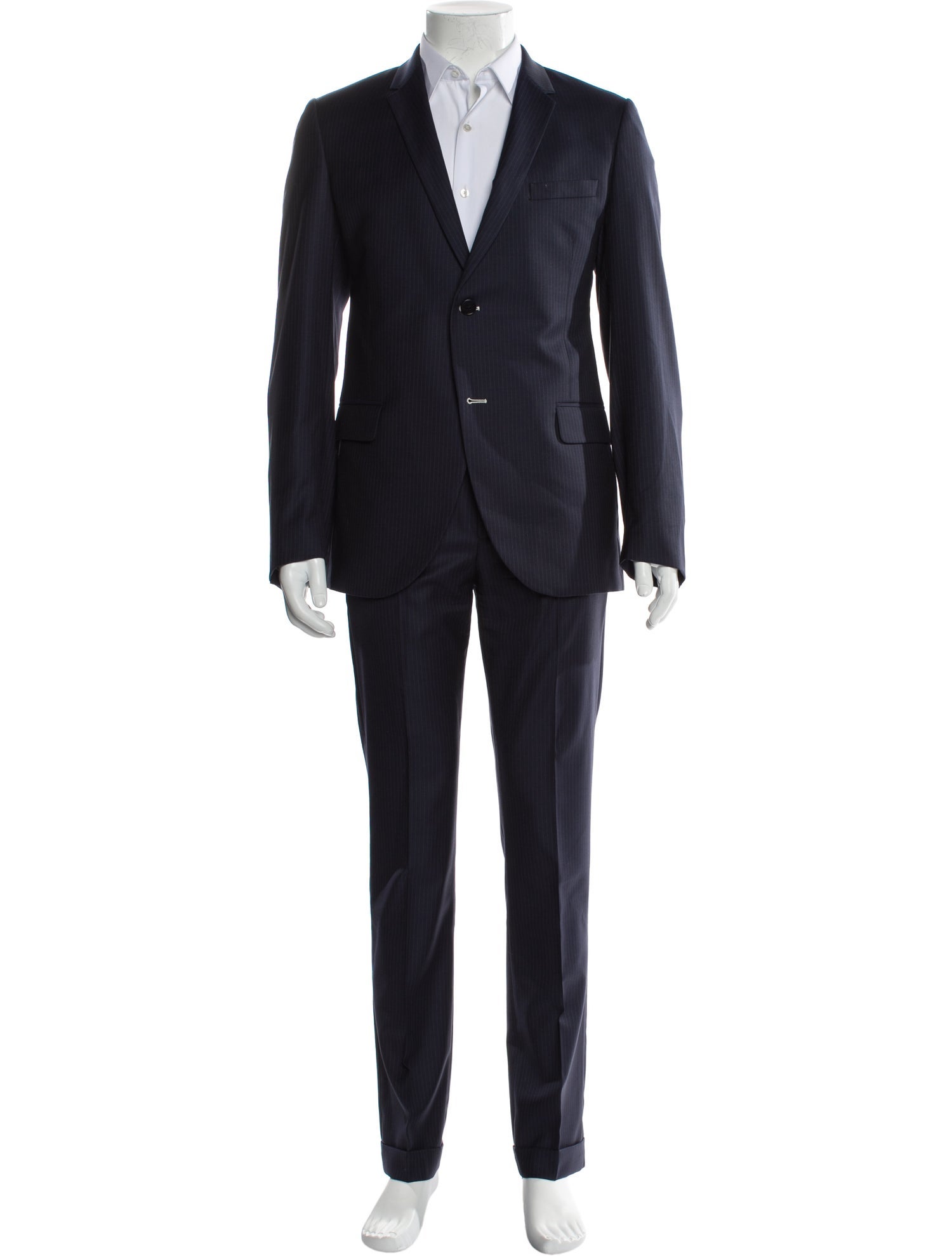 Band of Outsiders Wool Striped Two-Piece Suit