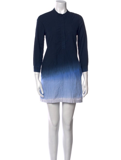 Band of Outsiders Colorblock Pattern Mini Dress