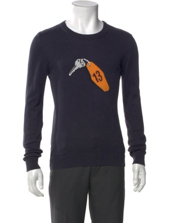 Band of Outsiders Graphic Print Crew Neck Pullover