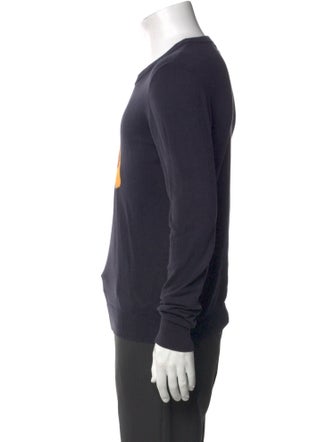 Band of Outsiders Graphic Print Crew Neck Pullover