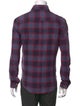 Band of Outsiders Plaid Print Long Sleeve Shirt