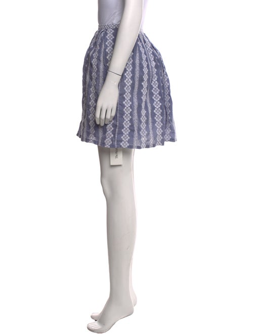 Band of Outsiders Embroidered Accent Mini Skirt