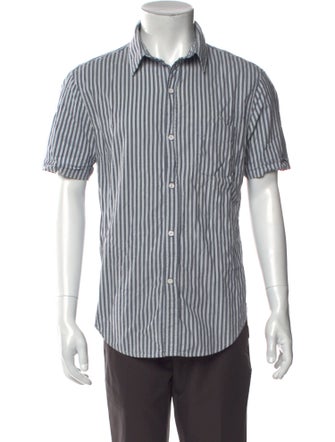 Band of Outsiders Striped Short Sleeve Shirt