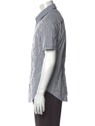Band of Outsiders Striped Short Sleeve Shirt