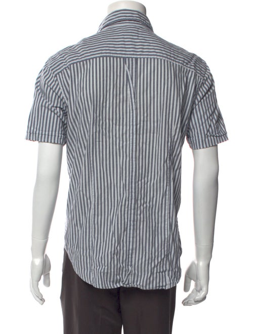 Band of Outsiders Striped Short Sleeve Shirt