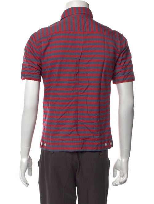 Band of Outsiders Striped Short Sleeve Shirt