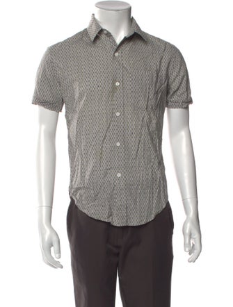 Band of Outsiders Printed Short Sleeve Shirt