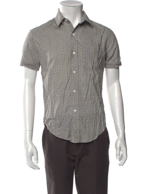 Band of Outsiders Printed Short Sleeve Shirt