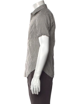 Band of Outsiders Printed Short Sleeve Shirt