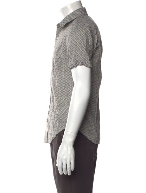 Band of Outsiders Printed Short Sleeve Shirt