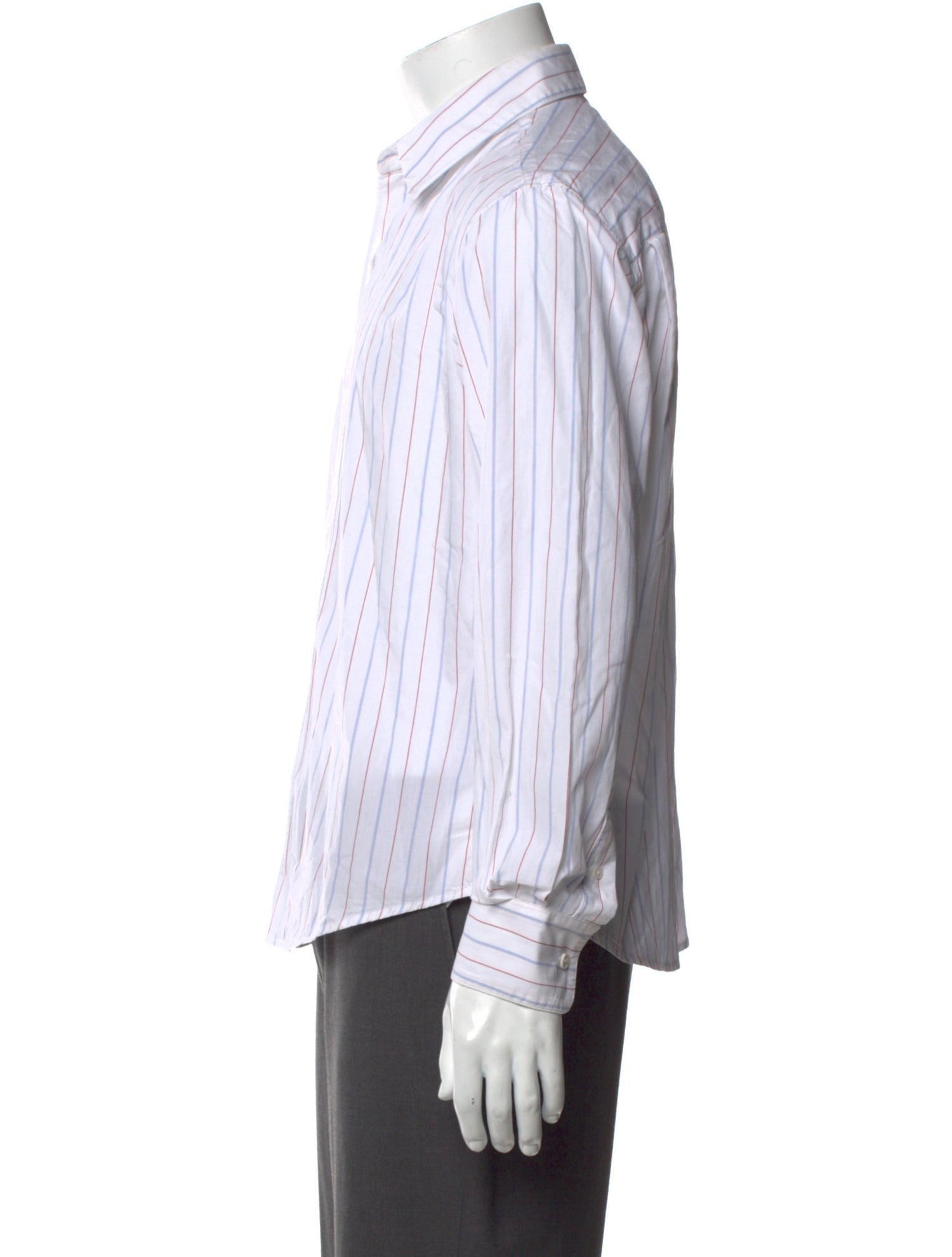 Band of Outsiders Striped Long Sleeve Dress Shirt