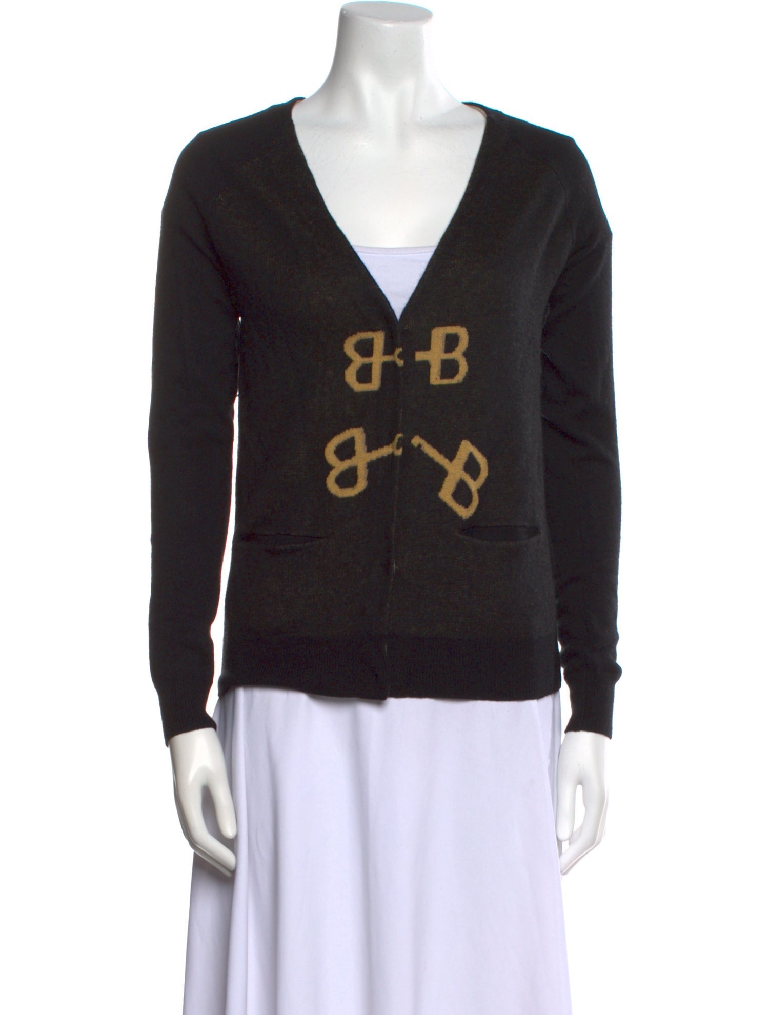 Band of Outsiders Silk Printed Sweater