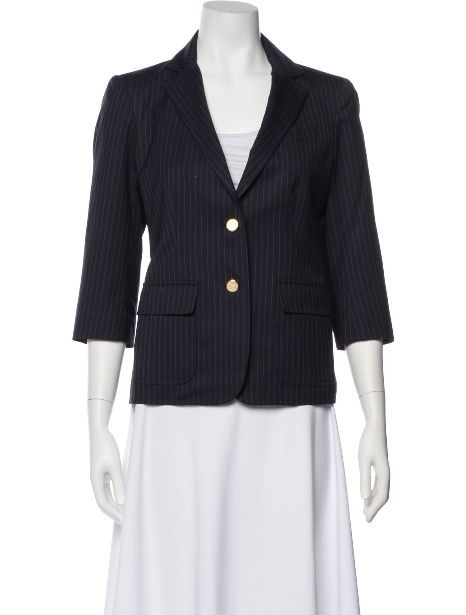 Band of Outsiders Virgin Wool Striped Blazer