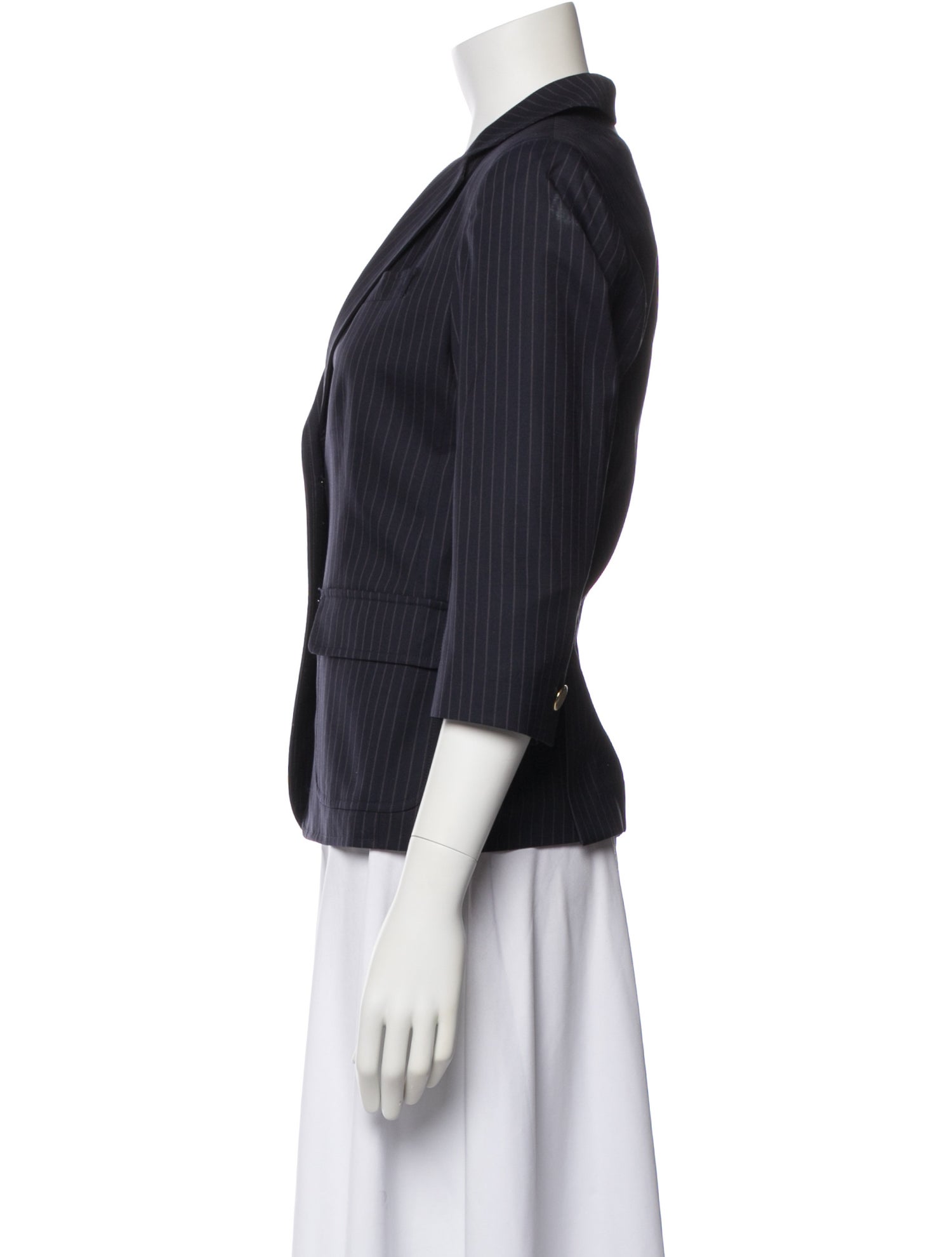 Band of Outsiders Virgin Wool Striped Blazer