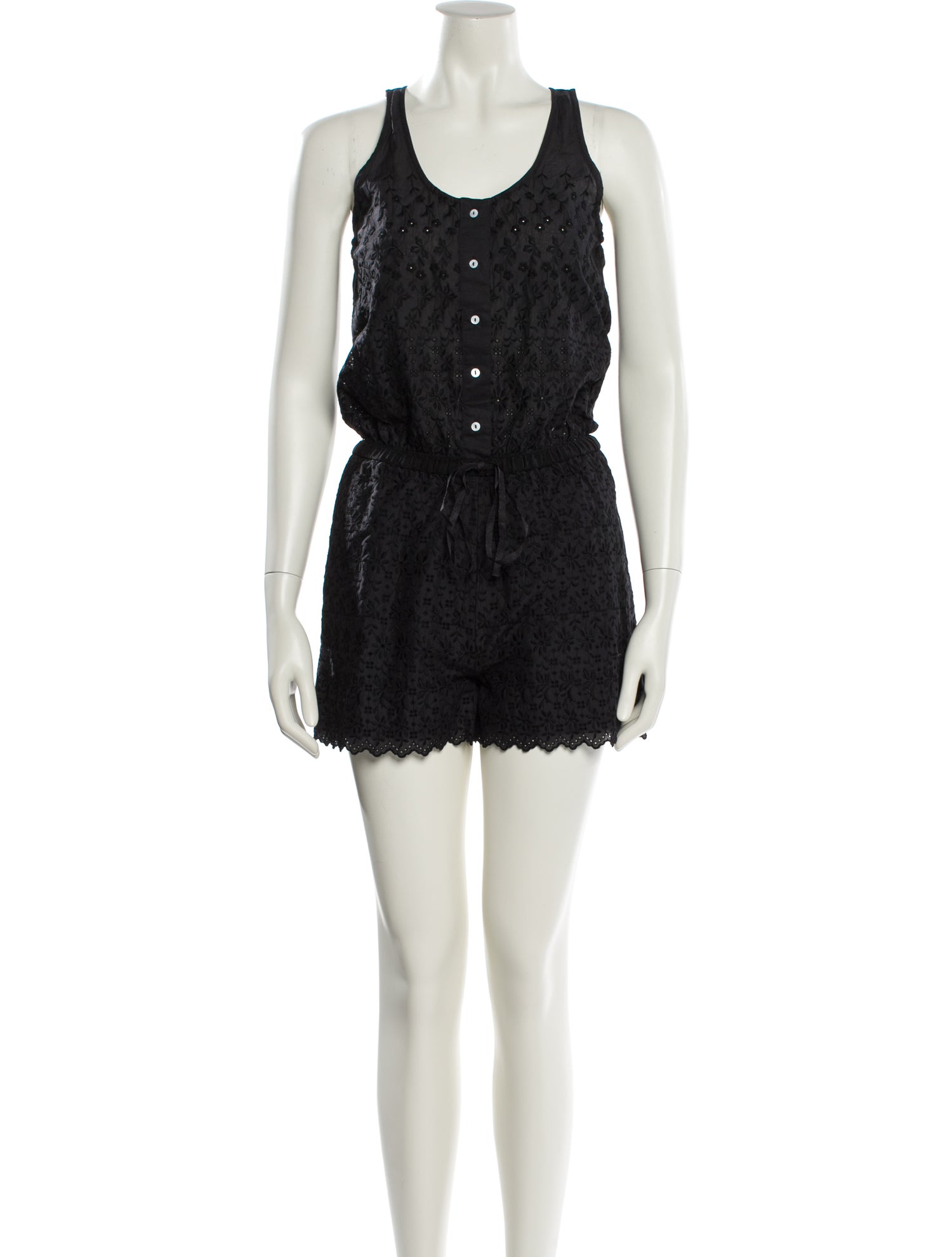 Band of Outsiders Scoop Neck Romper