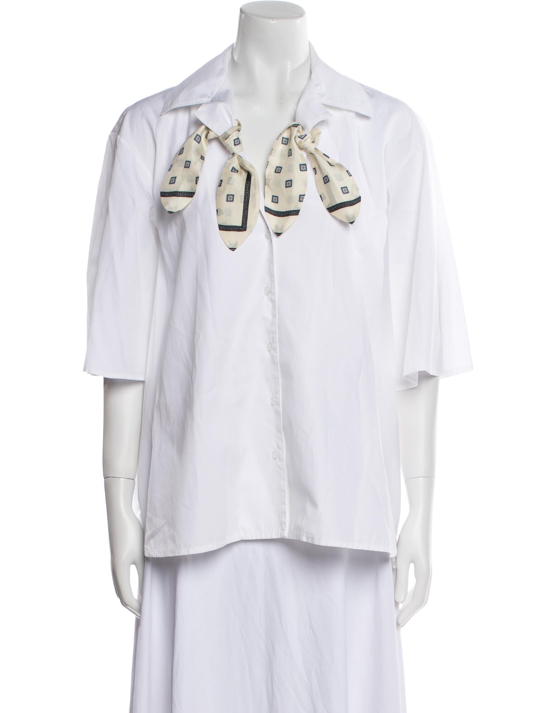 By Any Other Name Three-Quarter Sleeve Button-Up Top