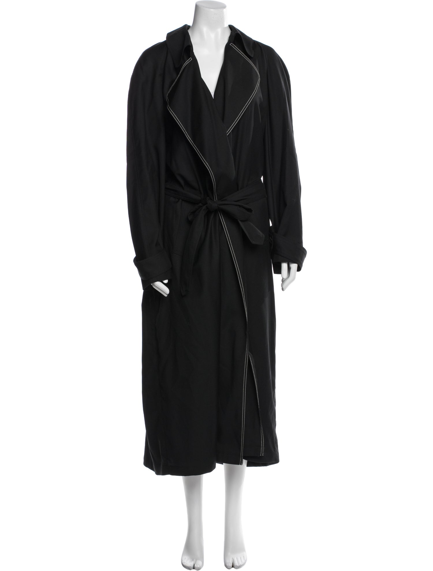 By Any Other Name Virgin Wool Trench Coat