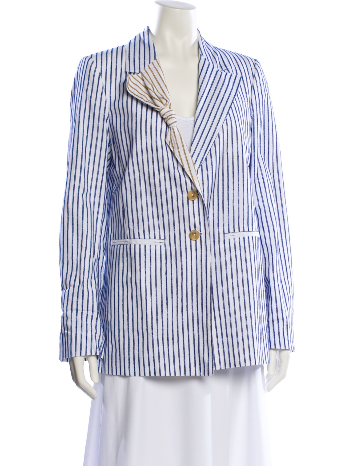 By Any Other Name Striped Blazer