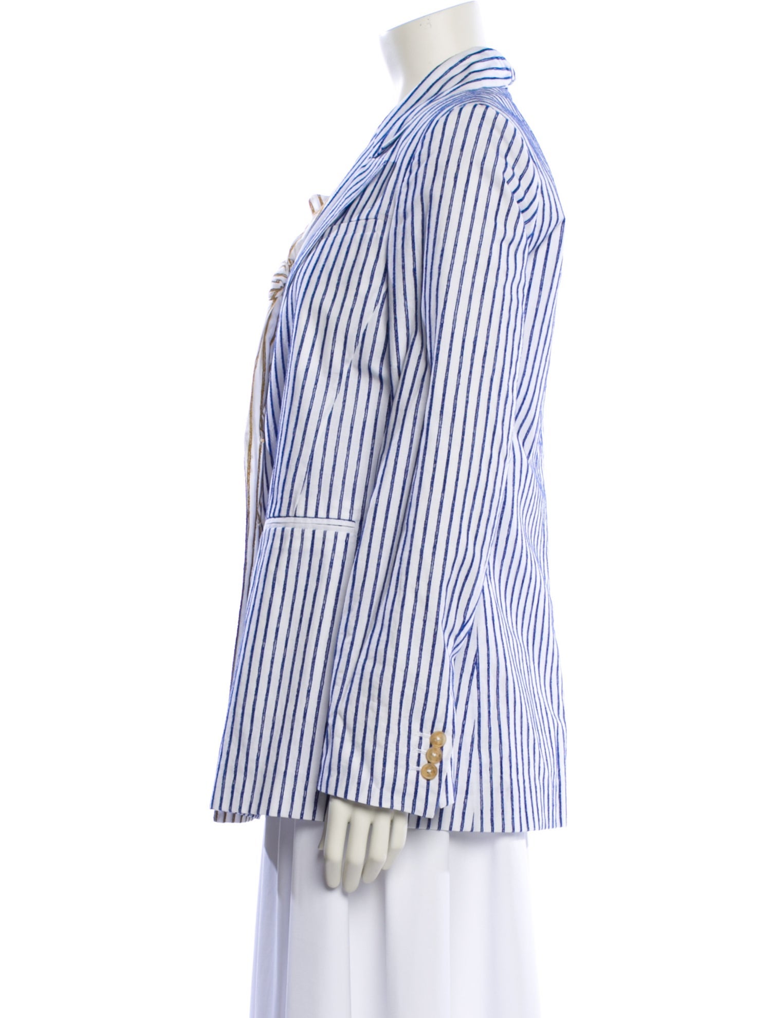 By Any Other Name Striped Blazer