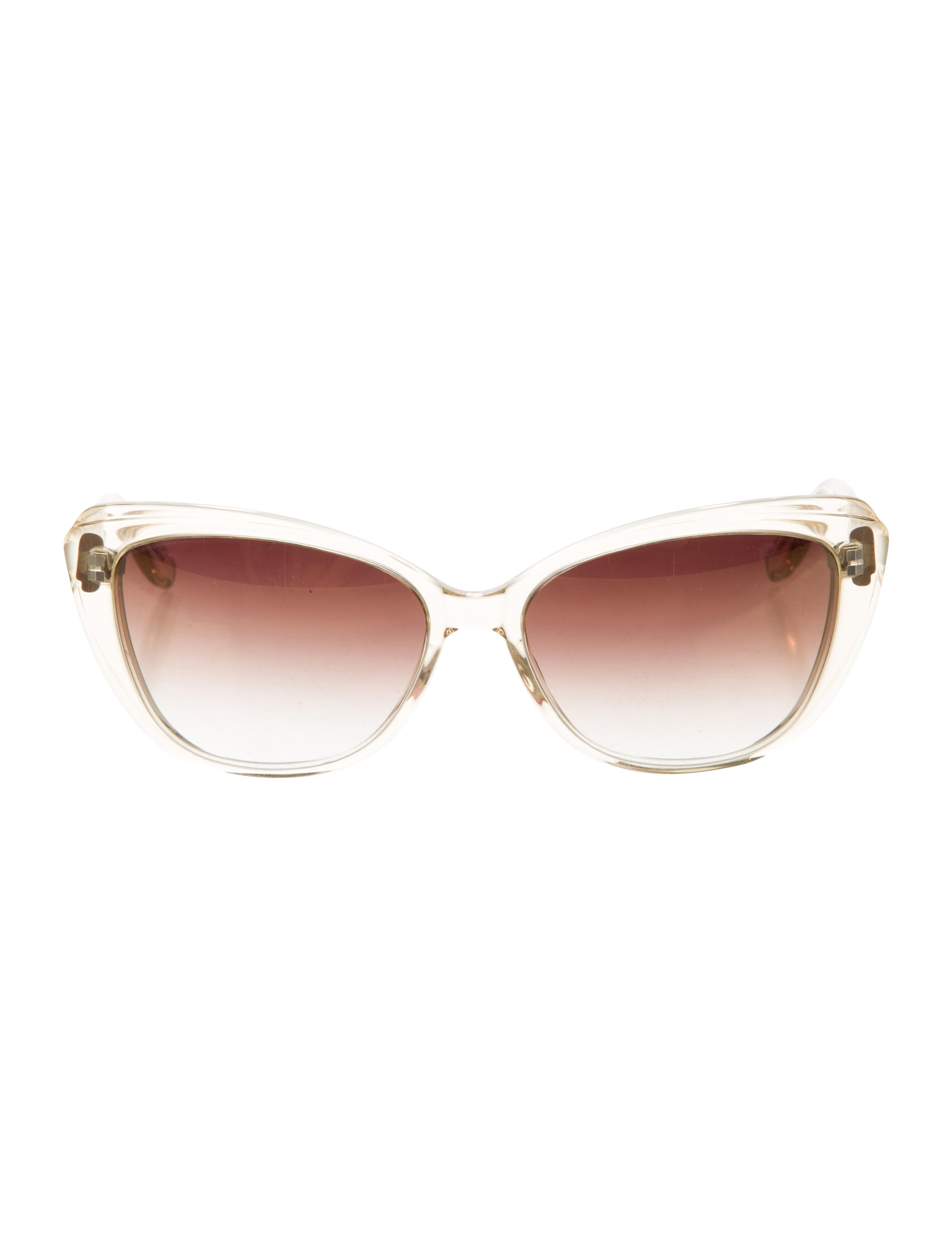 Barton Perreira Mirrored Lens Sunglasses - Neutrals Sunglasses ...