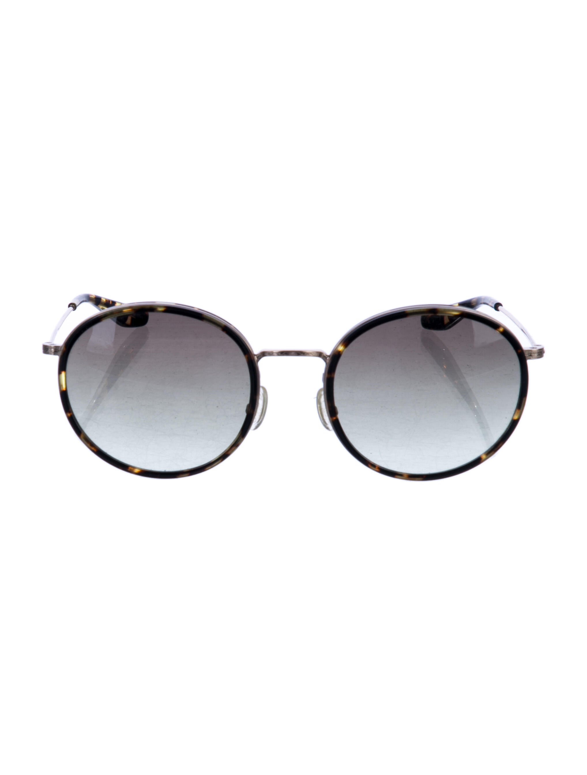 Barton Perreira Round Gradient Sunglasses