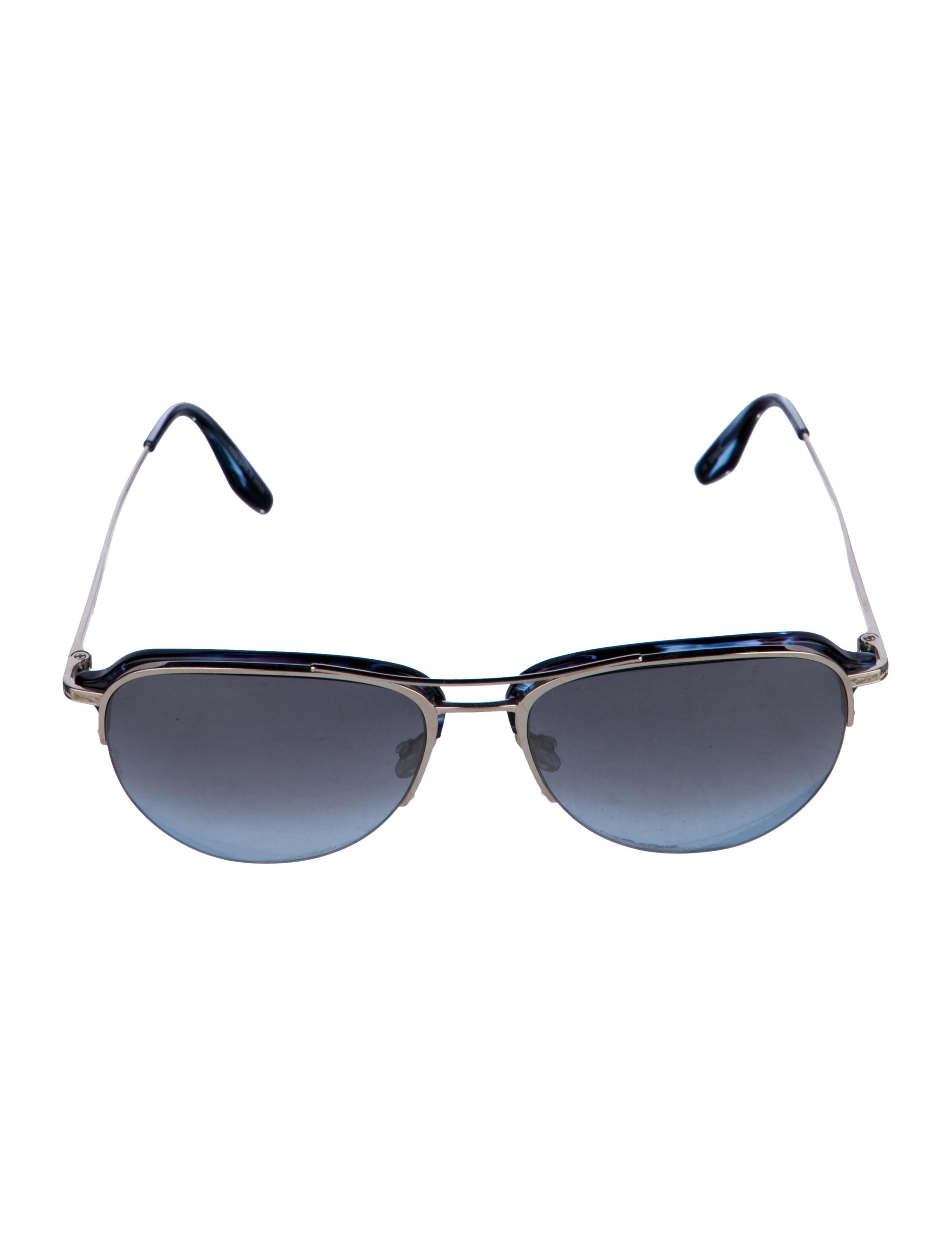 Barton Perreira Aviator Tinted Sunglasses