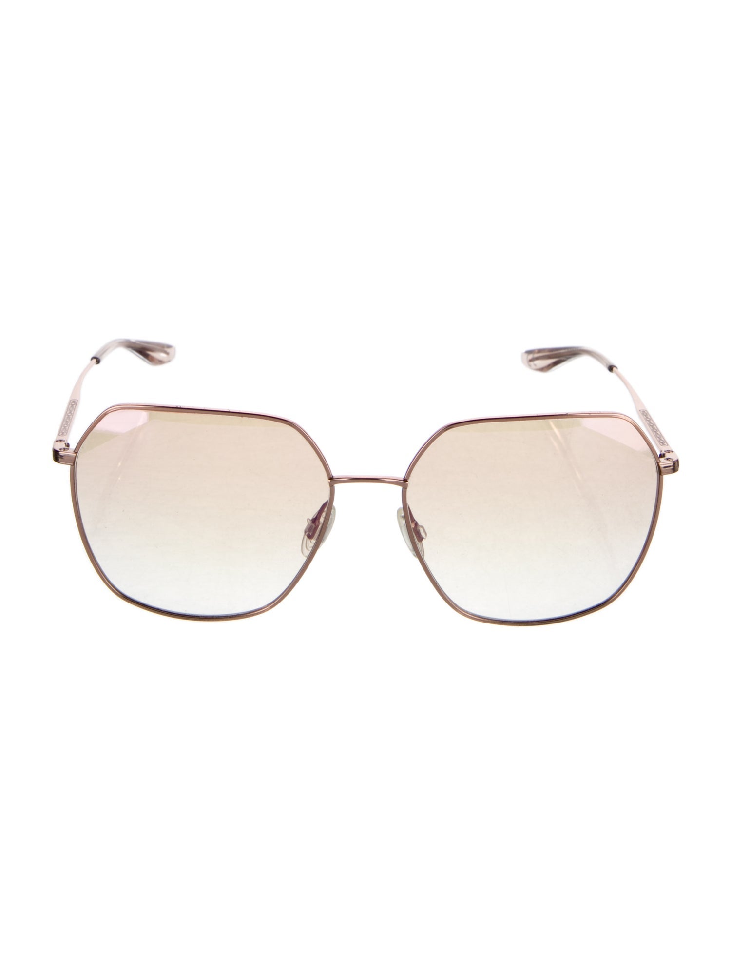 Barton Perreira Square Mirrored Sunglasses